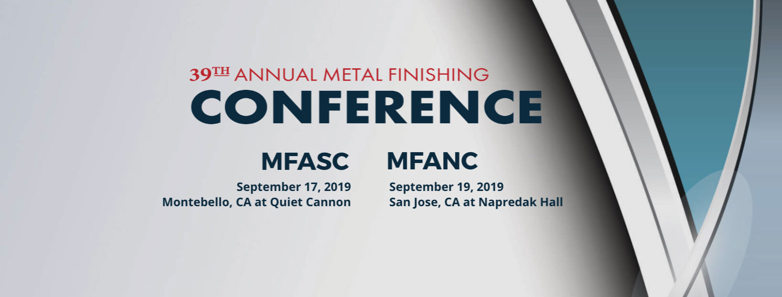 2019 Annual Metal Finishing Conference
