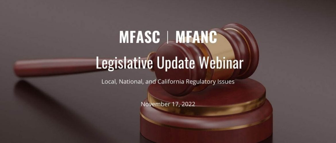 MFACA 2022 Legislative Update Webinar