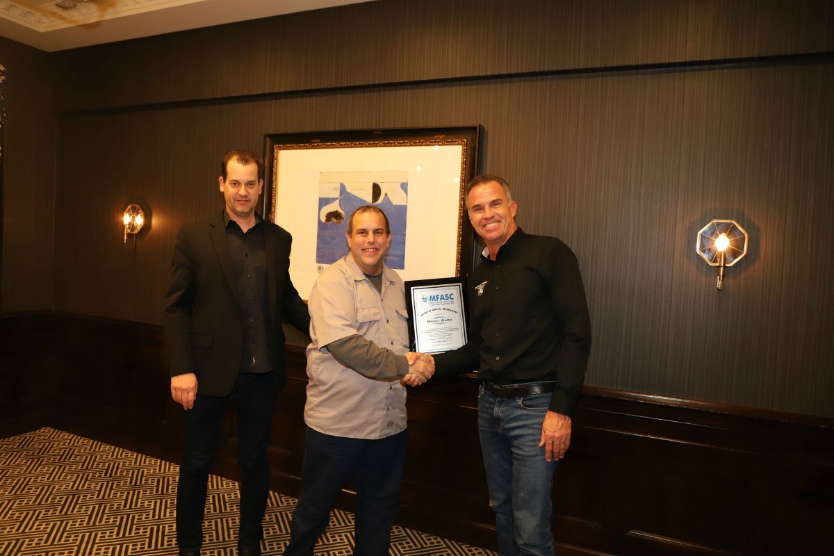 Brian Ward Receives Award MFACA