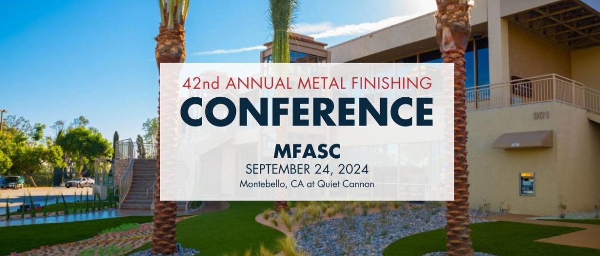 MFASC Metal Finishing Conference 2024